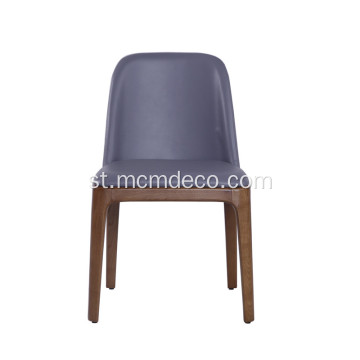 Molula-setulo oa sejoale-joale oa Leather Armless Dining Chair